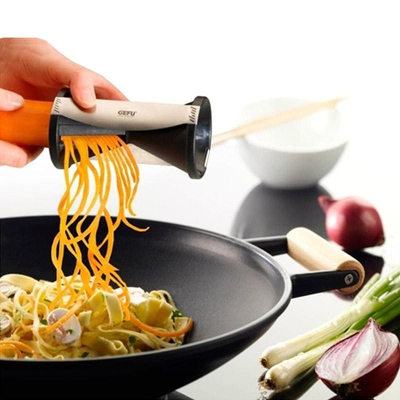 Spiral Vegetable Slicer Funnel Cutter for Carrots, Cucumbers & Healthy Veggie Noodles