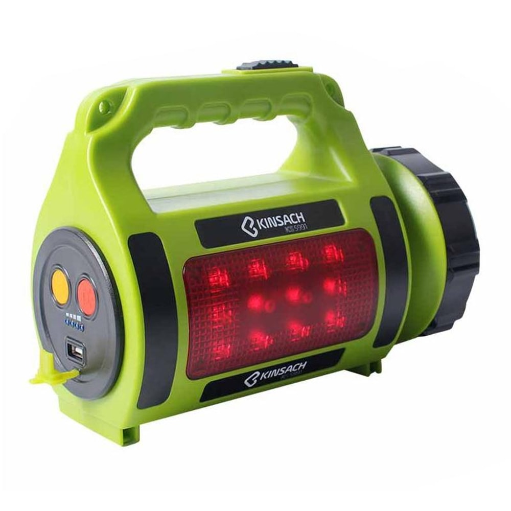 Rechargeable LED Searchlight 1000LM Portable Outdoor Flashlight With USB Power Bank SOS Light 5