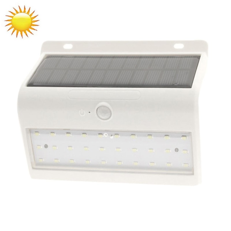 Solar Motion Sensor Wall Light Waterproof Outdoor LED Security Lamp