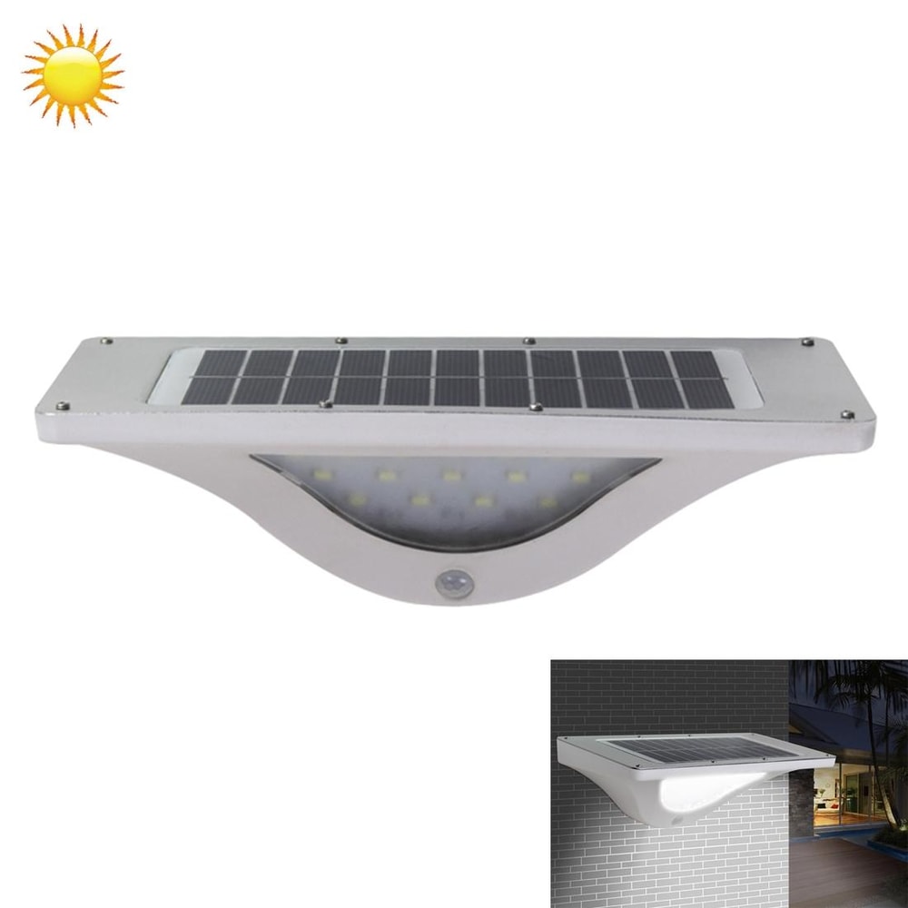 Solar Motion Sensor Wall Light Waterproof Outdoor LED Security Lamp