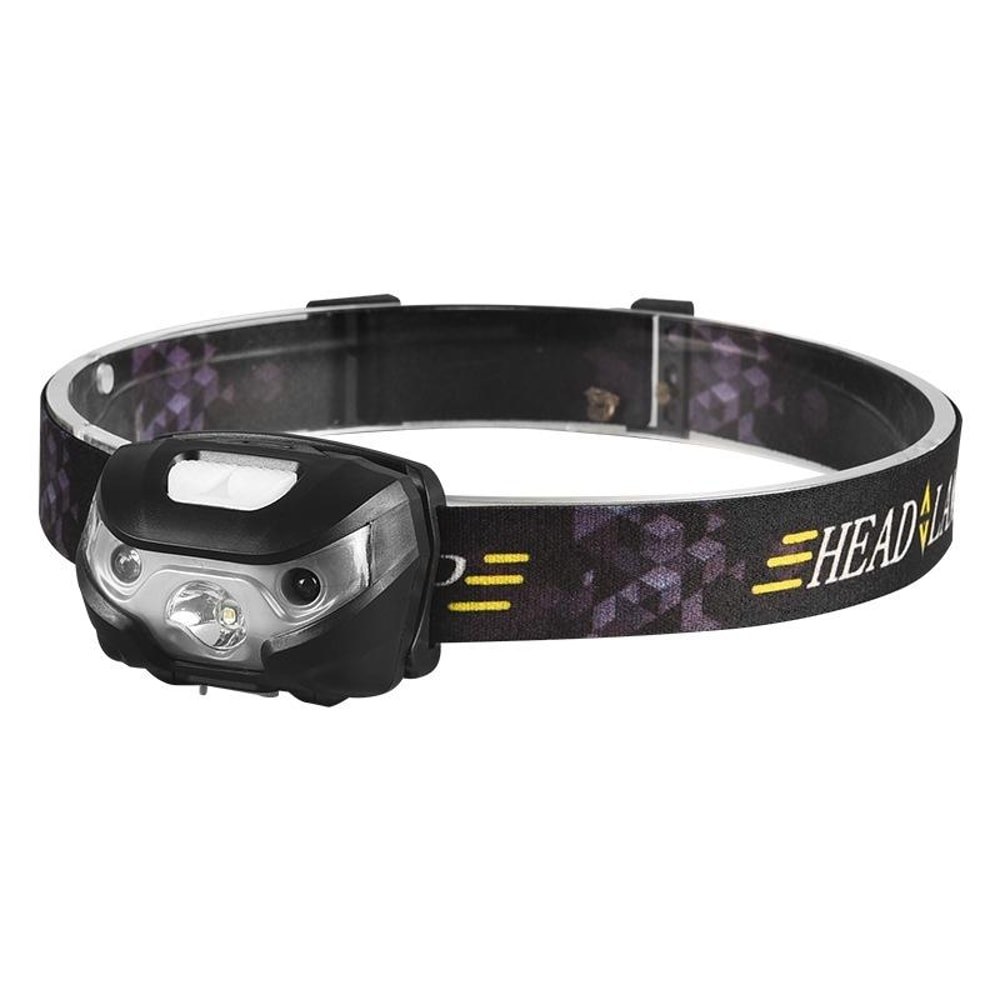 Rechargeable LED Headlamp With Motion Sensor Waterproof 4 Modes 1