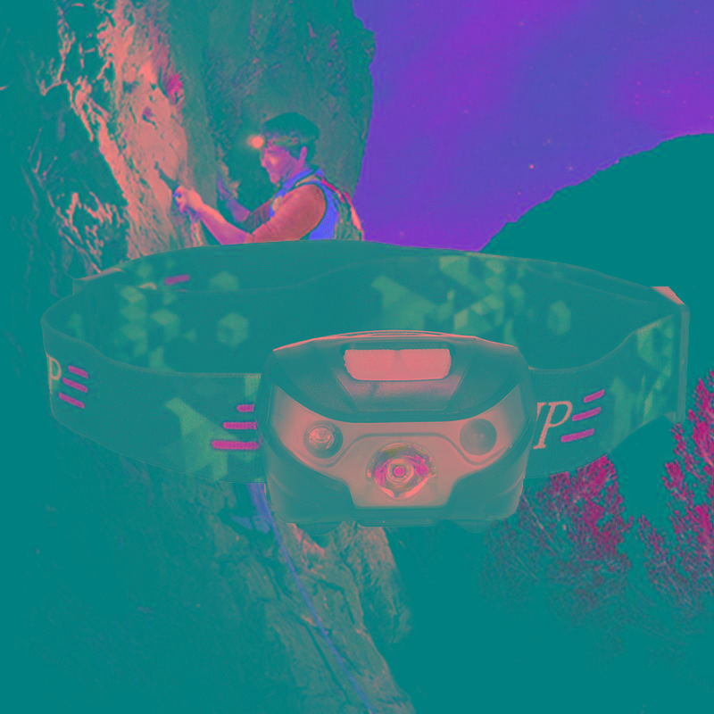 Rechargeable LED Headlamp With Motion Sensor Waterproof 4 Modes 9