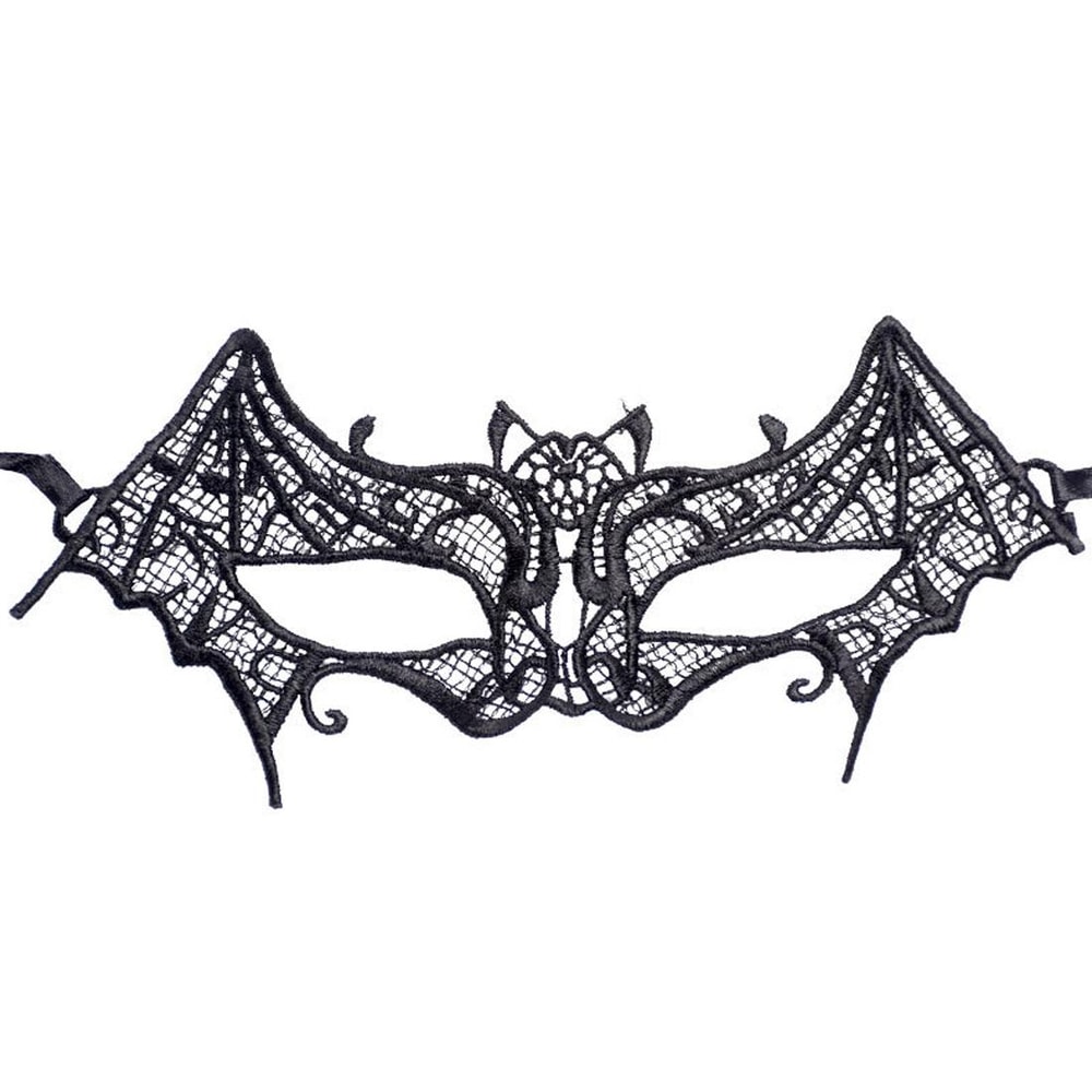Elegant Lace Bat Masquerade Mask For Halloween Party And Venetian Costume Events 1