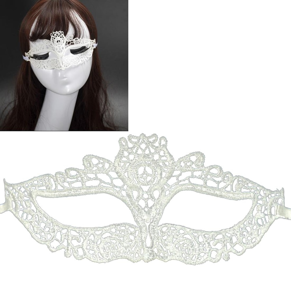 Elegant Lace Bat Masquerade Mask for Halloween Party and Venetian Costume Events