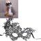 Elegant Lace Bat Masquerade Mask for Halloween Party and Venetian Costume Events