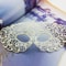 Elegant Lace Bat Masquerade Mask for Halloween Party and Venetian Costume Events