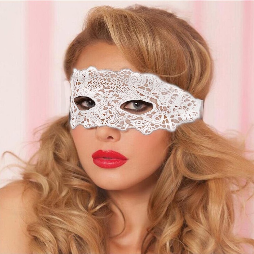 Elegant Lace Bat Masquerade Mask for Halloween Party and Venetian Costume Events