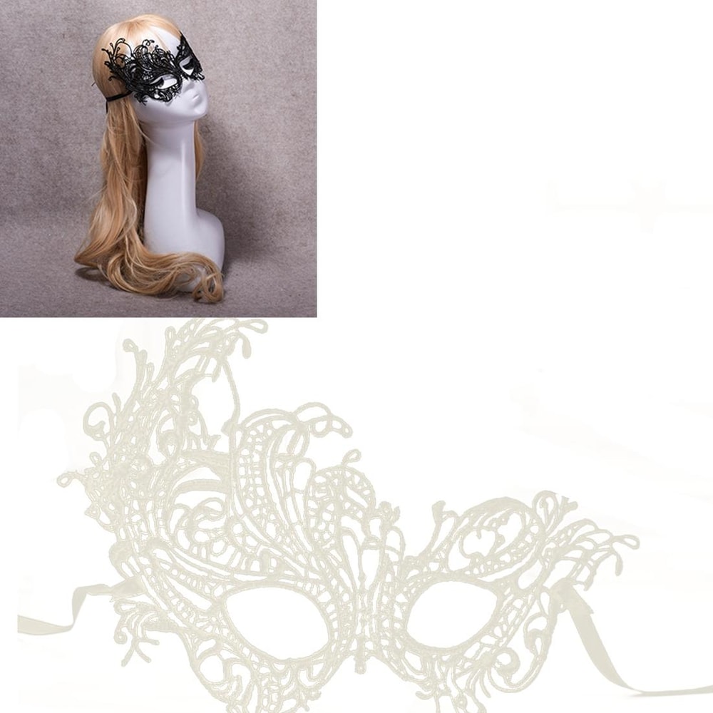 Elegant Lace Bat Masquerade Mask for Halloween Party and Venetian Costume Events