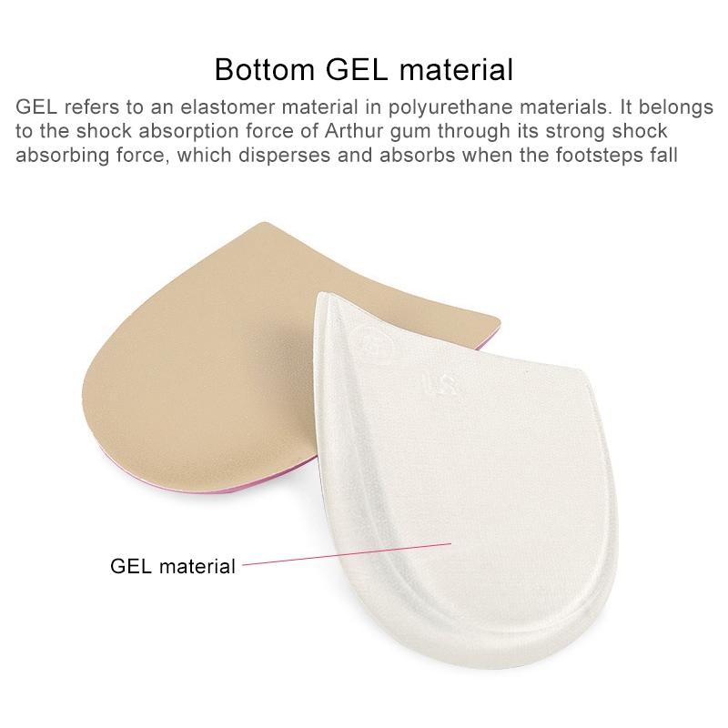Orthopedic Heel Pads For OX Legs Flat Feet Posture Support 2