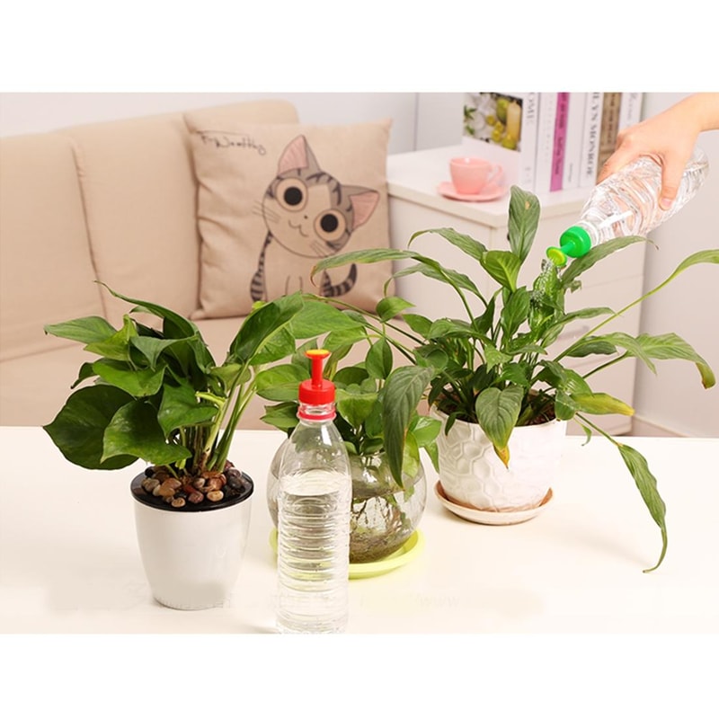 2PCS Portable Plant Watering Bottle Caps For Indoor Plants Garden Seedlings Random Color 5