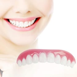 comfort fit flex silicone veneers for instant smile whitening
