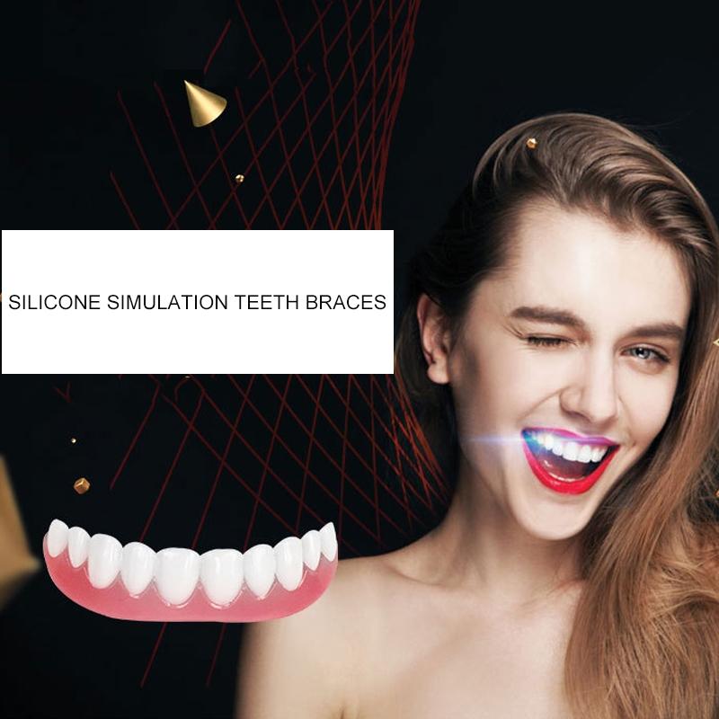 Comfort Fit Flex Silicone Veneers for Instant Smile Whitening