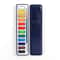 Portable Watercolor Paint Set With Metal Case Brush For Travel Sketching 0