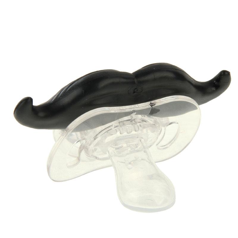 Funny Mustache Baby Pacifier Orthodontic Silicone Soother For Infants 1