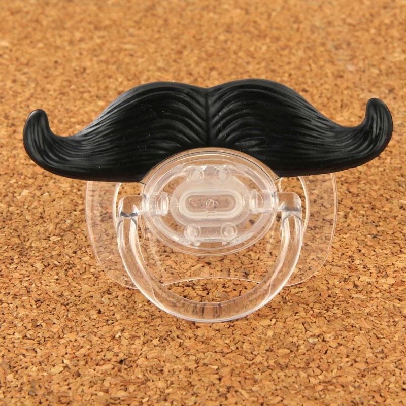 Funny Mustache Baby Pacifier Orthodontic Silicone Soother For Infants 2