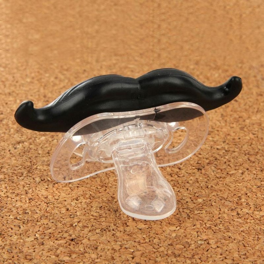 Funny Mustache Baby Pacifier Orthodontic Silicone Soother For Infants 3