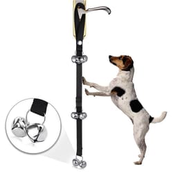 smart dog training bell door hanger with 7 bells & adjustable nylon rope for potty training