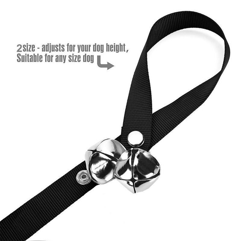 Smart Dog Training Bell Door Hanger With 7 Bells Adjustable Nylon Rope For Potty Training 2