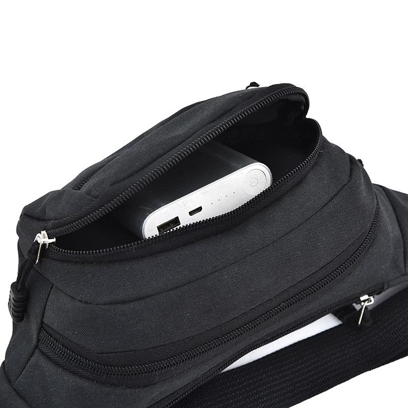 UrbanShield Waterproof Crossbody Chest Bag With Multi Pocket Storage For Travel And Sports 4
