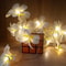 Flower LED String Lights Battery Powered Warm White Garland For Bedroom Party Decor 0