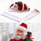 Animated Christmas Climbing Santa Plush Musical Ladder Toy for Holiday Home Decor