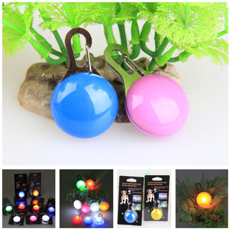 LED Pet Collar Pendant For Dogs Cats Night Safety Light 3
