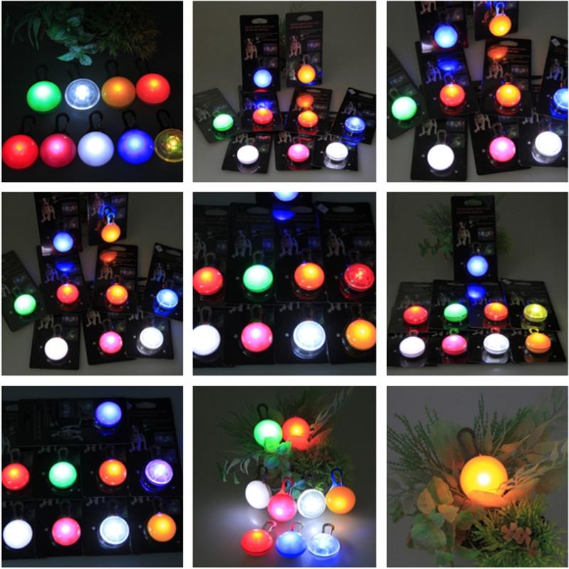 LED Pet Collar Pendant For Dogs Cats Night Safety Light 4