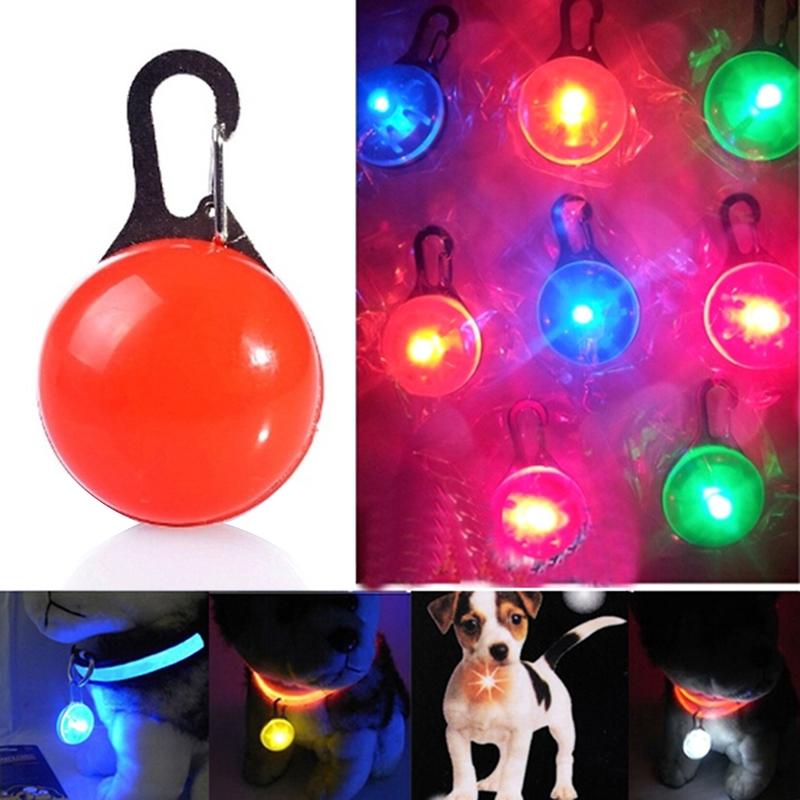 LED Pet Collar Pendant for Dogs & Cats Night Safety Light