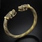 Dragon Head Viking Bracelet For Men Stainless Steel Norse Wrist Cuff Jewelry 2