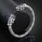 Dragon Head Viking Bracelet For Men Stainless Steel Norse Wrist Cuff Jewelry 7