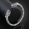 Dragon Head Viking Bracelet For Men Stainless Steel Norse Wrist Cuff Jewelry 7