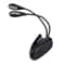 Dual Arm LED Book Light Clip On Reading Lamp For Books Laptop Travel 2