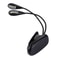 Dual Arm LED Book Light Clip On Reading Lamp For Books Laptop Travel 2