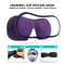 3D Memory Foam Sleep Eye Mask With Adjustable Strap And Total Blackout Comfort 2