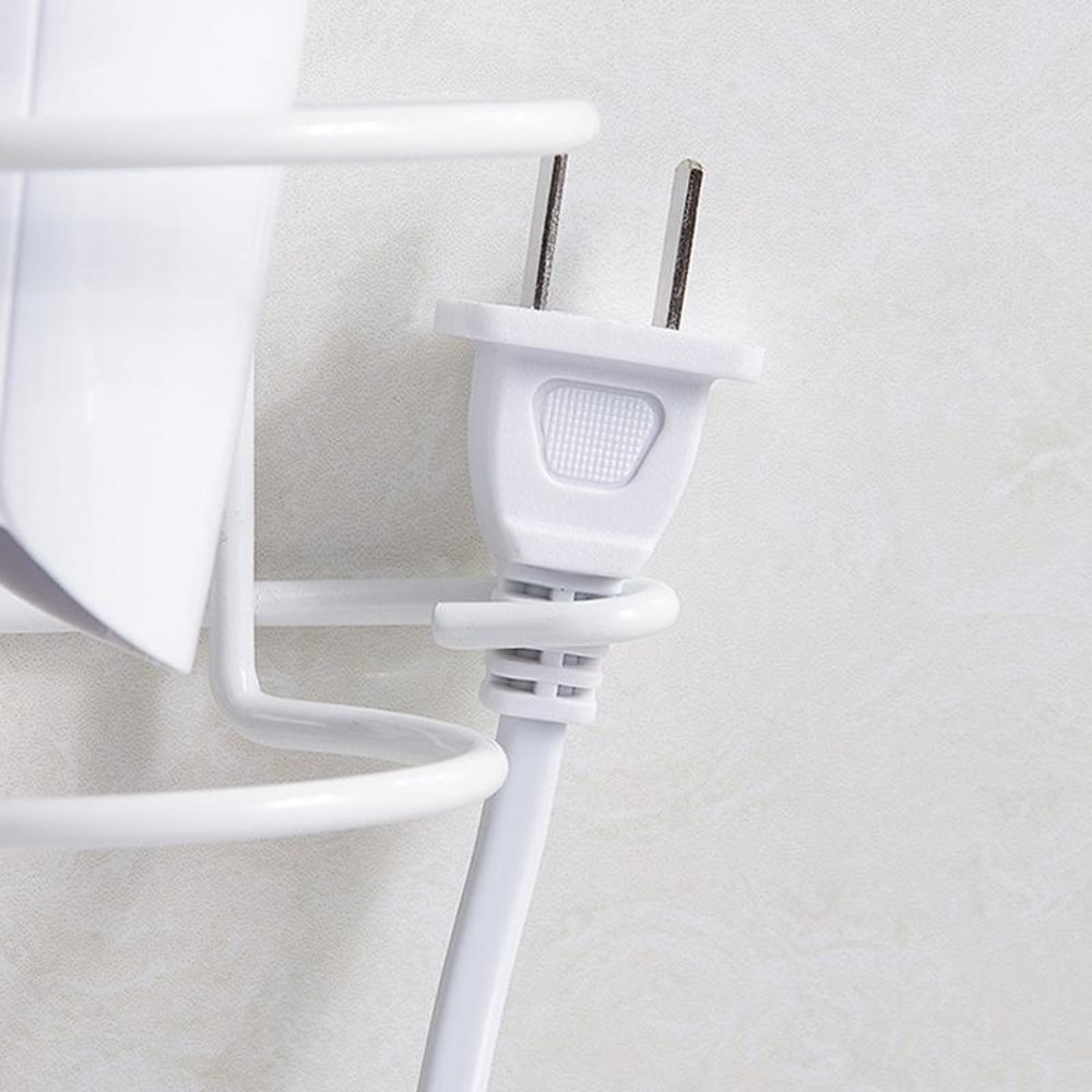 NoDrill Hair Dryer Holder Wall Mount Bathroom Organizer Shelf 2