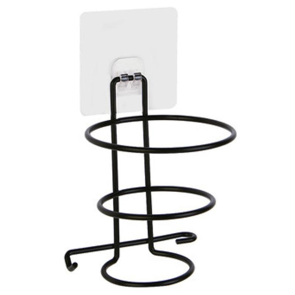 NoDrill Hair Dryer Holder Wall Mount Bathroom Organizer Shelf 4