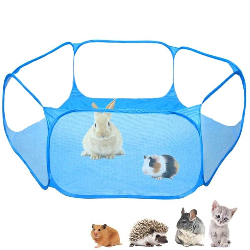 Portable Small Animal Playpen Foldable Indoor Outdoor Pet Tent For Rabbits Guinea Pigs Hamsters 6