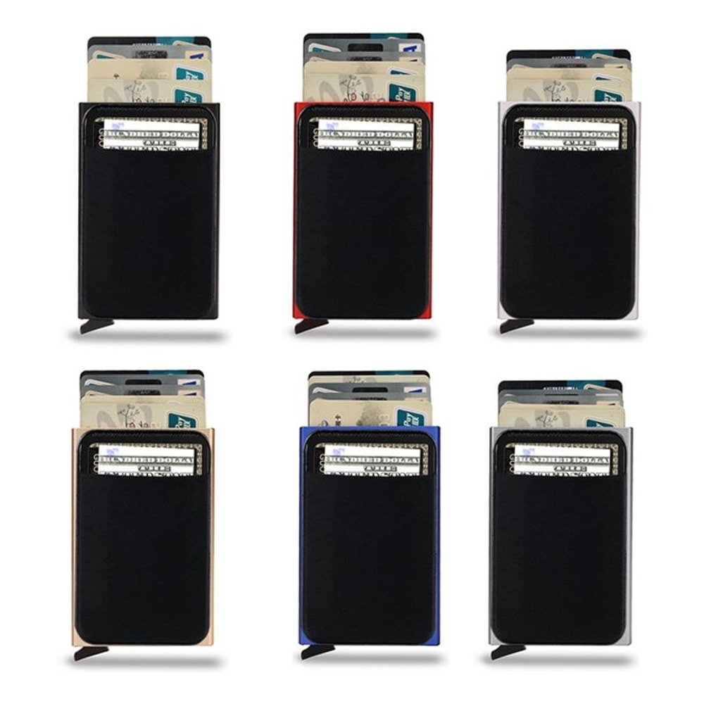 RFID Blocking Aluminum Card Holder Wallet Slim Metal Credit Card Case 1