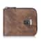 Vintage RFID Men Wallet With Zipper Coin Pocket Multi Card Holder 9