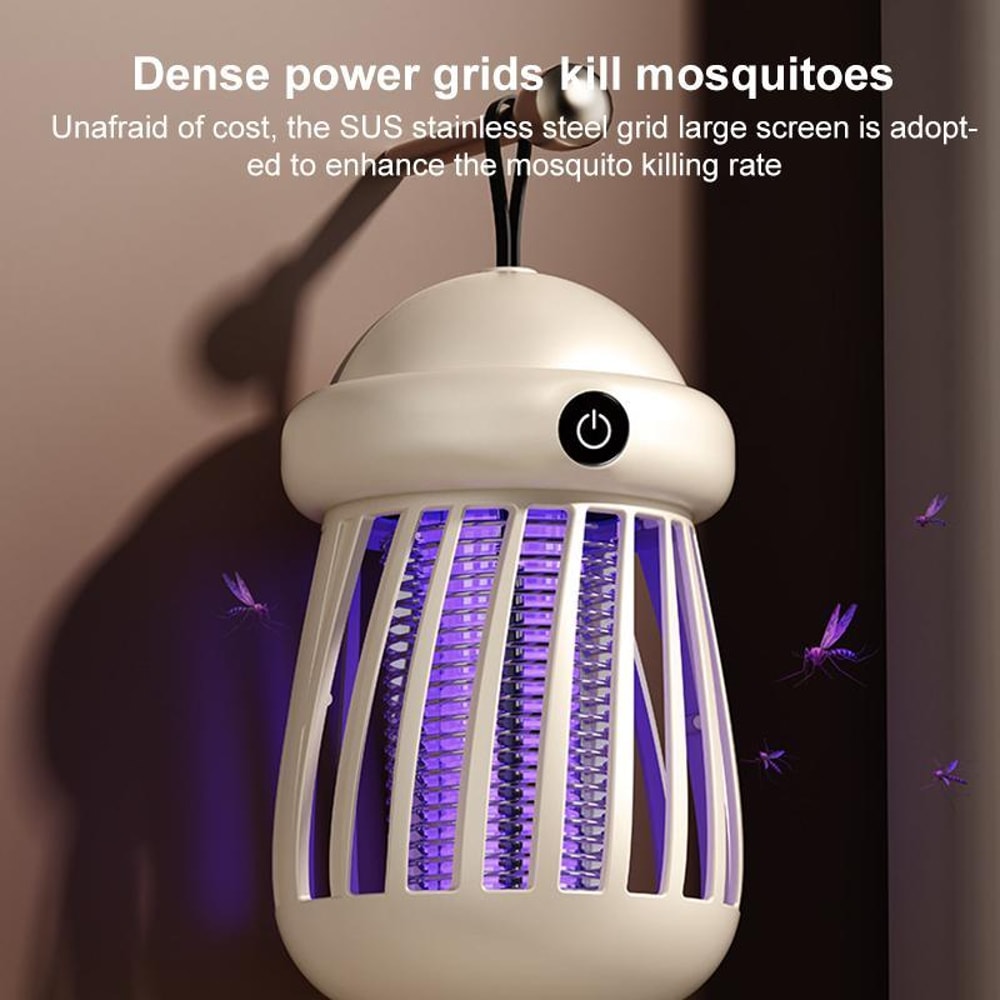 JellyGlow Rechargeable Mosquito Killer Lamp With UV Light For Camping Indoor Protection 2