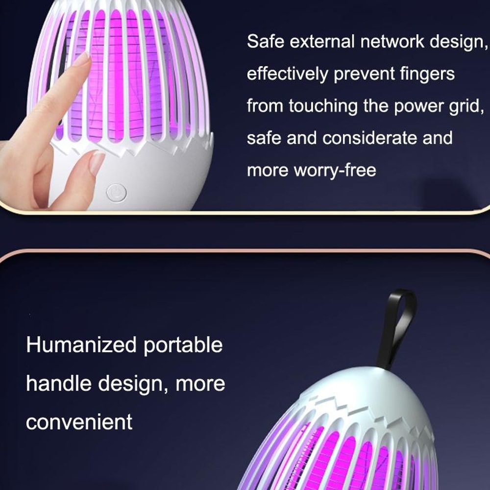 Portable Mosquito Killer Lamp With UV Light Electric Bug Zapper For Home Outdoor Use 3
