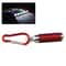 Carabiner Mini LED Zoom Flashlight Keychain Torch For Camping Hiking Emergency Use 0
