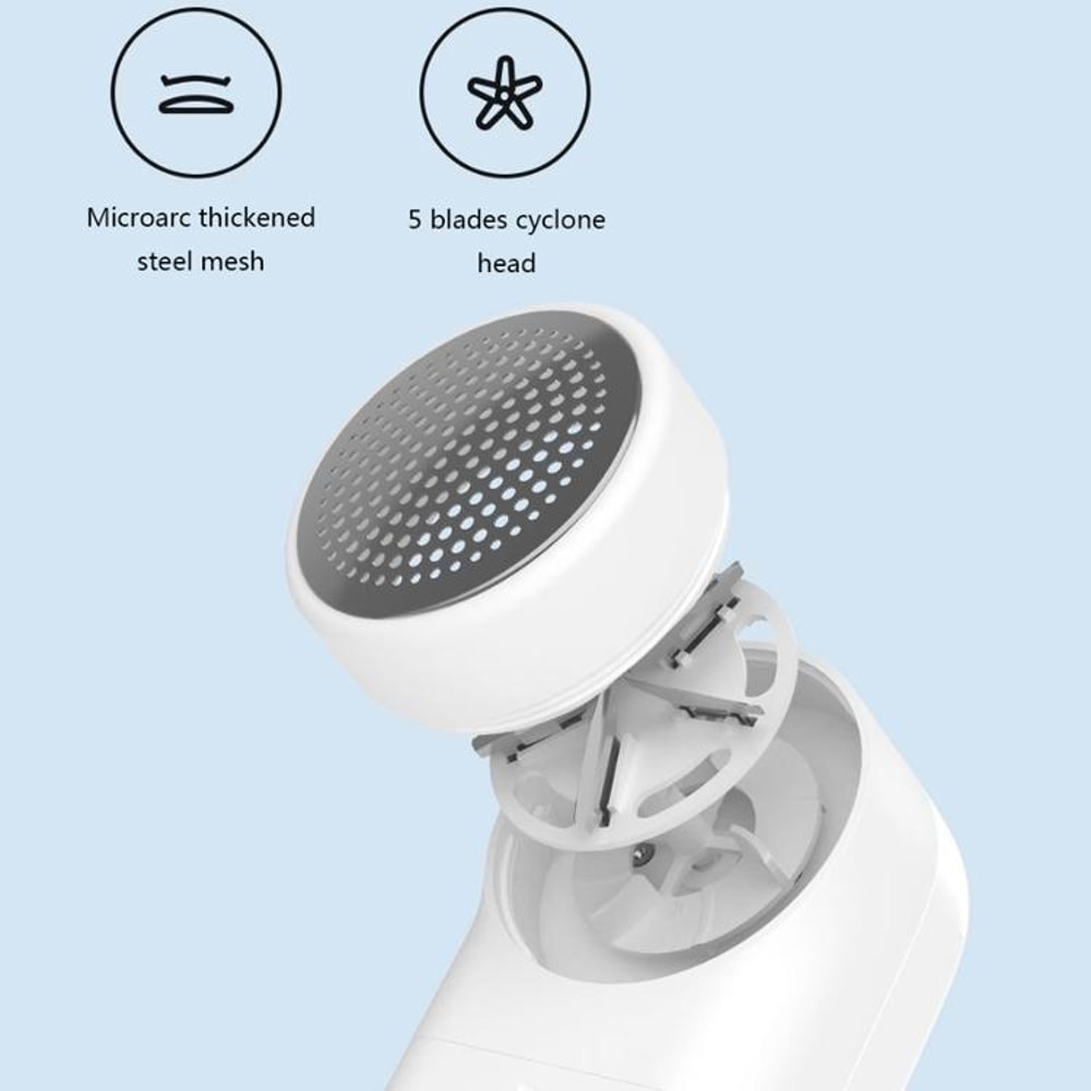Portable USB Lint Remover Fabric Shaver With 5Blade Precision Defuzzer 10