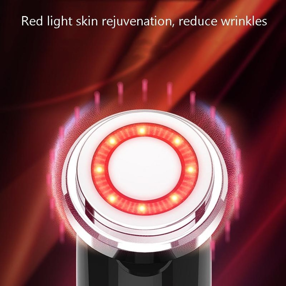 Ultrasonic Facial Cleansing Device With Ion Therapy LED Skin Massage 3