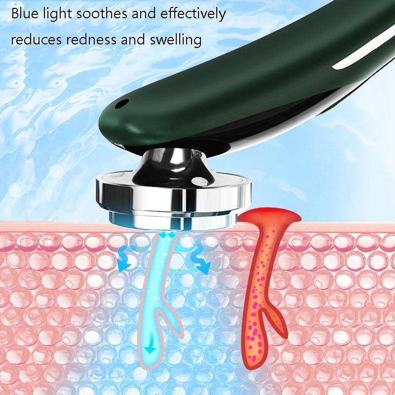 Ultrasonic Facial Cleansing Device With Ion Therapy LED Skin Massage 4