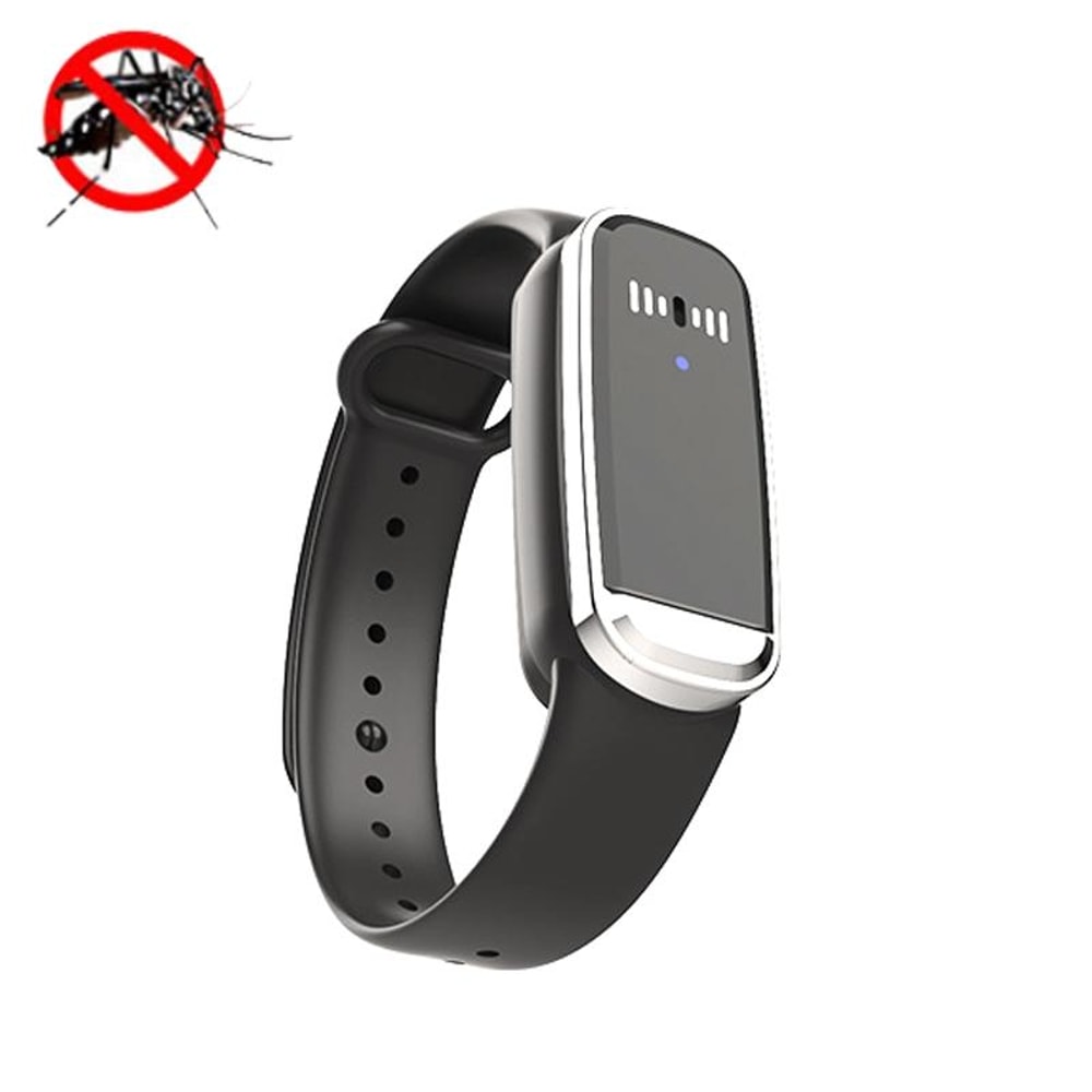 Ultrasonic Mosquito Repellent Bracelet Rechargeable Outdoor Bug Protection Band 7