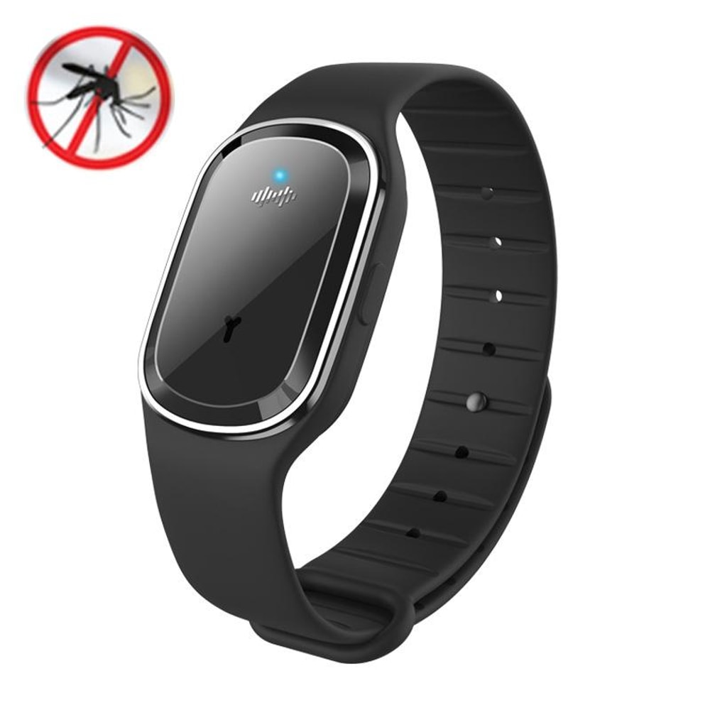 Ultrasonic Mosquito Repellent Bracelet Rechargeable Outdoor Bug Protection Band