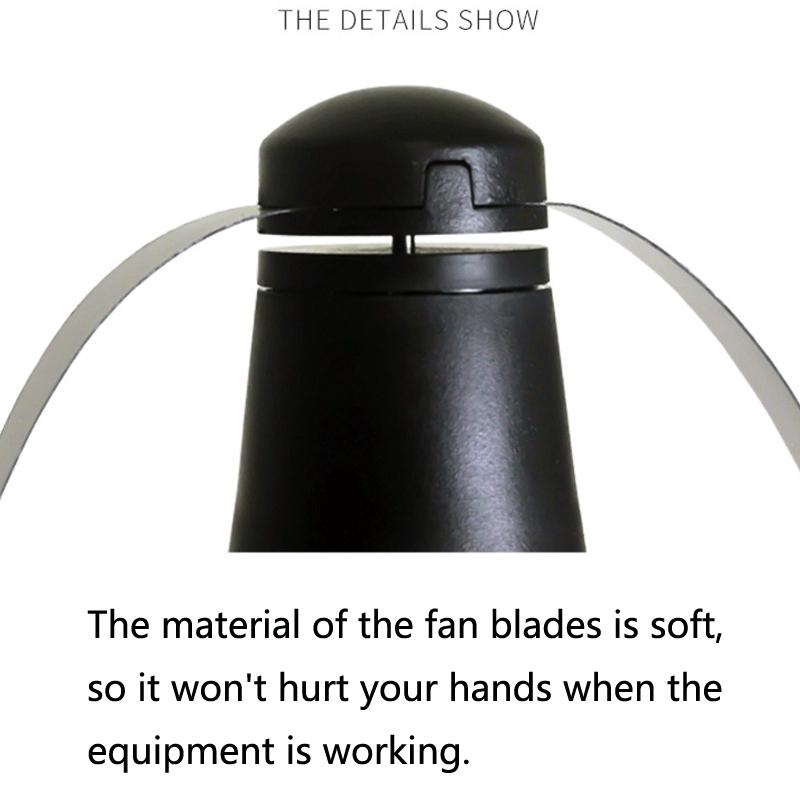 Outdoor Fly Repellent Fan For Tables Portable Mosquito Repellent Fan With Safe Reflective Blades 3