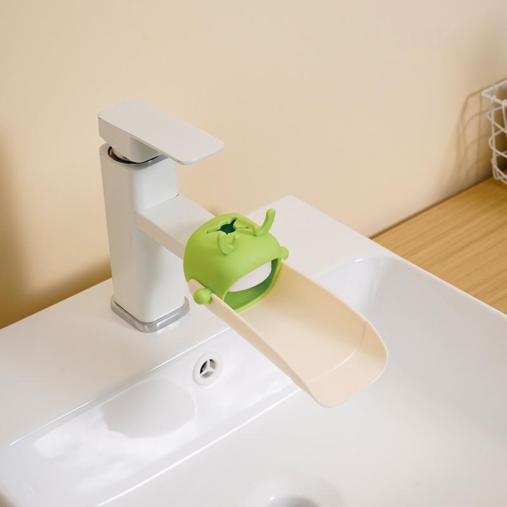 Little Deer Kids Faucet Extender Splashproof Sink Attachment For Toddlers 8
