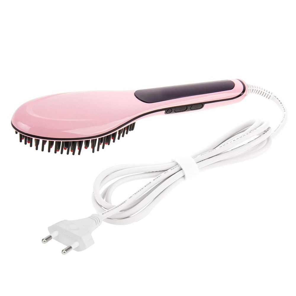 Hair Straightener Comb With LCD Heat Display For Fast Smooth Styling 3